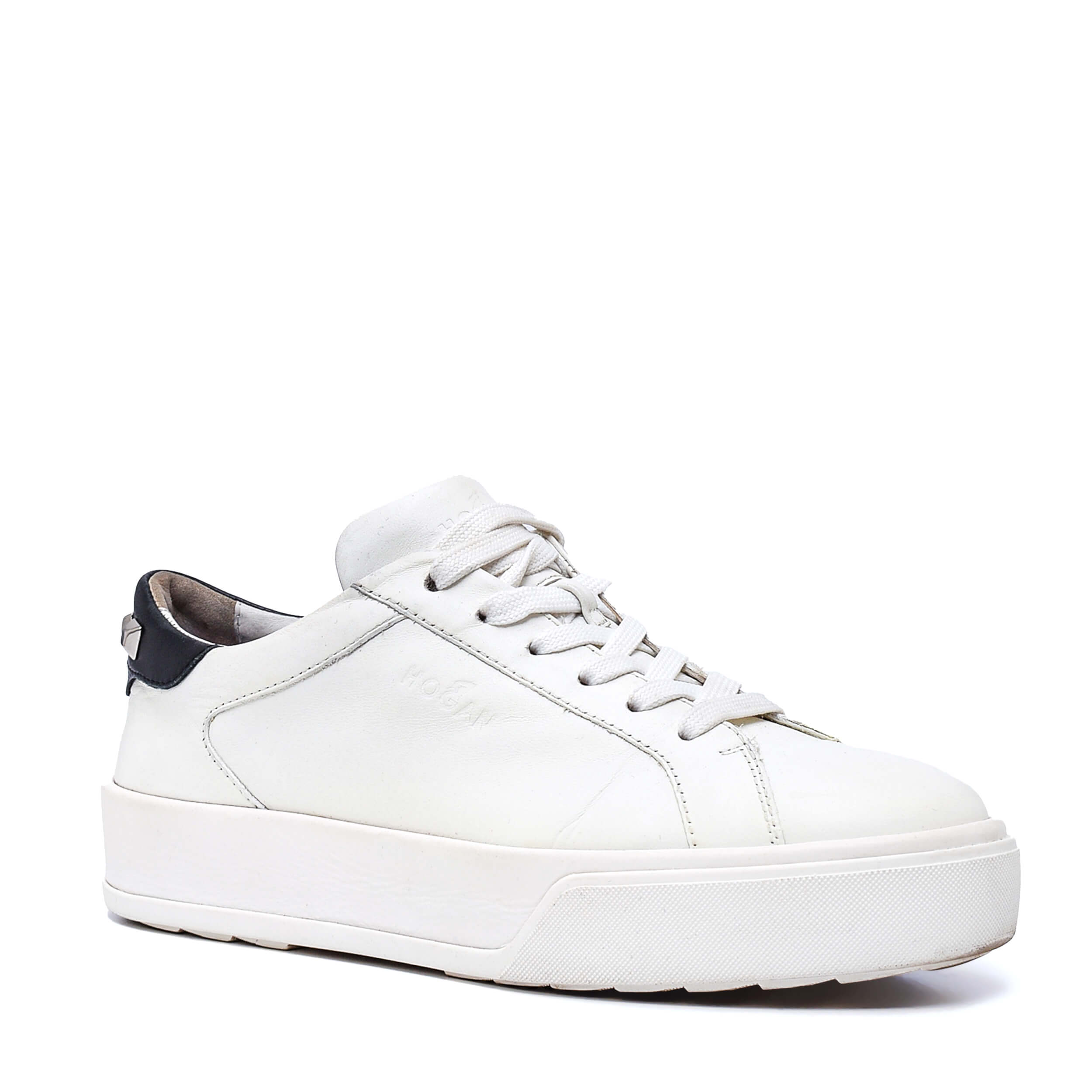 Hogan - White Leather Oversized Sneakers / 39